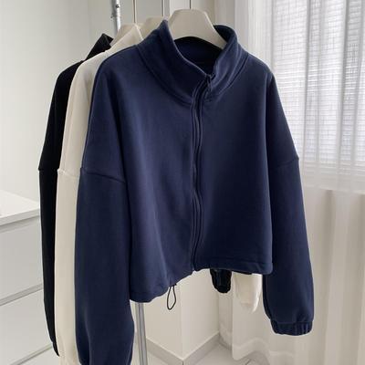 加厚保暖摇粒绒卫衣外套