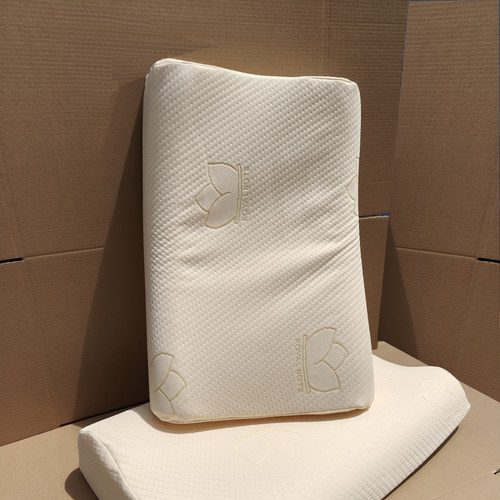 泰国天然乳胶枕头枕套高低成人40x60cm儿童3050一对按摩护颈枕芯