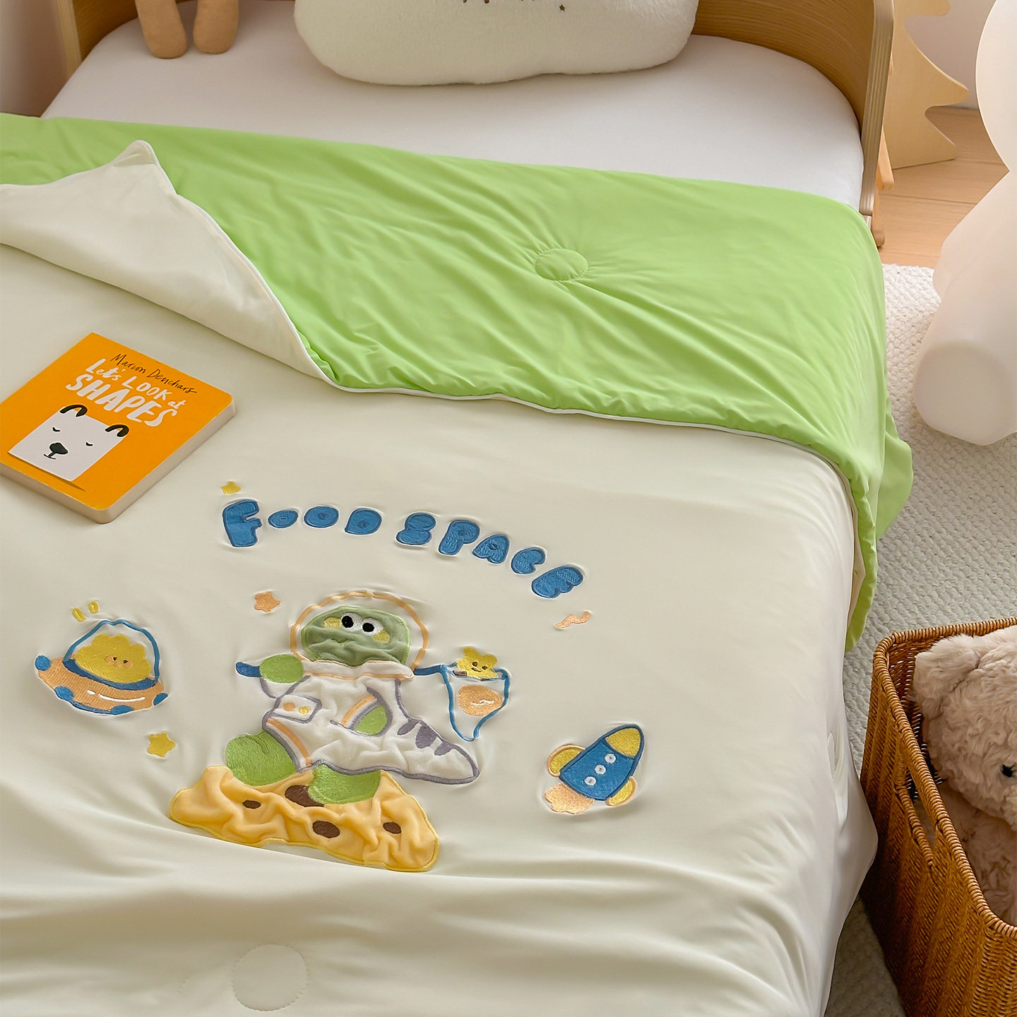 凉感丝儿童夏凉被宝宝婴儿空调被可机洗单人1米2薄款被子被芯夏被