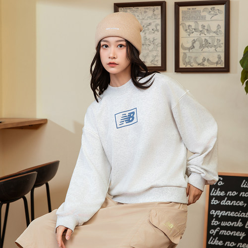 女卫衣NEWBALANCE圆领套头衫