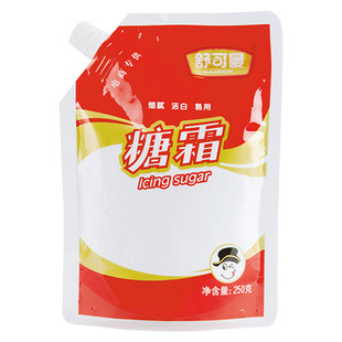 舒可曼糖霜糖粉 icing sugar 250g 蛋白霜粉蛋糕材料特细烘焙原料