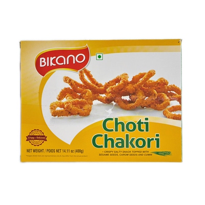 印度小吃 snacks 开袋即食印度零食 Bikano Murukku 400g namkeen