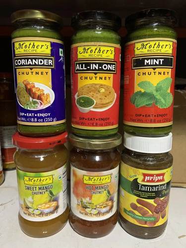 Mint chutney  Sweet mango chutney  All in one chutney