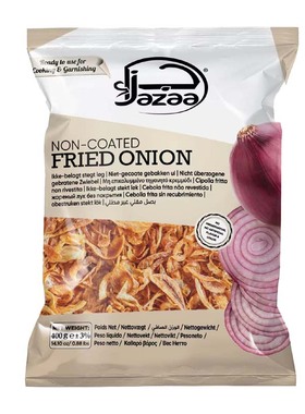 Jazaa Fried Onion Non-Coated 油炸洋葱片 400g