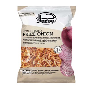 Jazaa Fried Onion Non-Coated 油炸洋葱片 400g