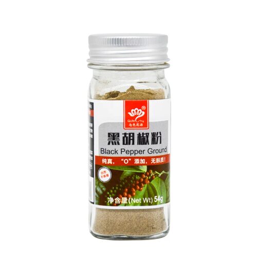 黑胡椒粉 家用玻璃瓶装 Black pepper powder