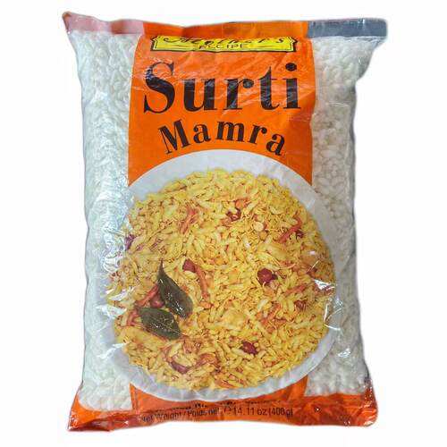Indian food Puffed rice surti mamra murmura 印度爆米花 400g