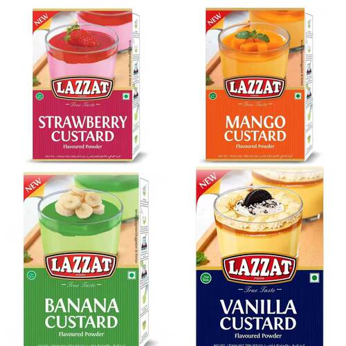 custard powder Vanilla strawberry mango 250g 巴基斯坦布丁粉