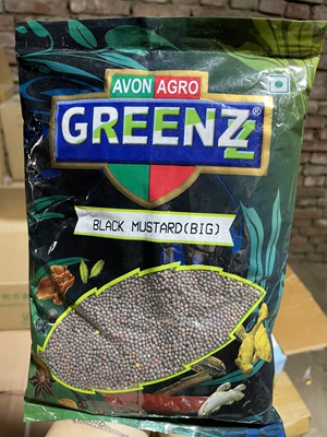 Indian Food Black mustard seeds 黑芥籽  500g