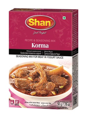 SHAN KORMA 50G shan korma pakistan masala 巴基斯坦玛莎拉