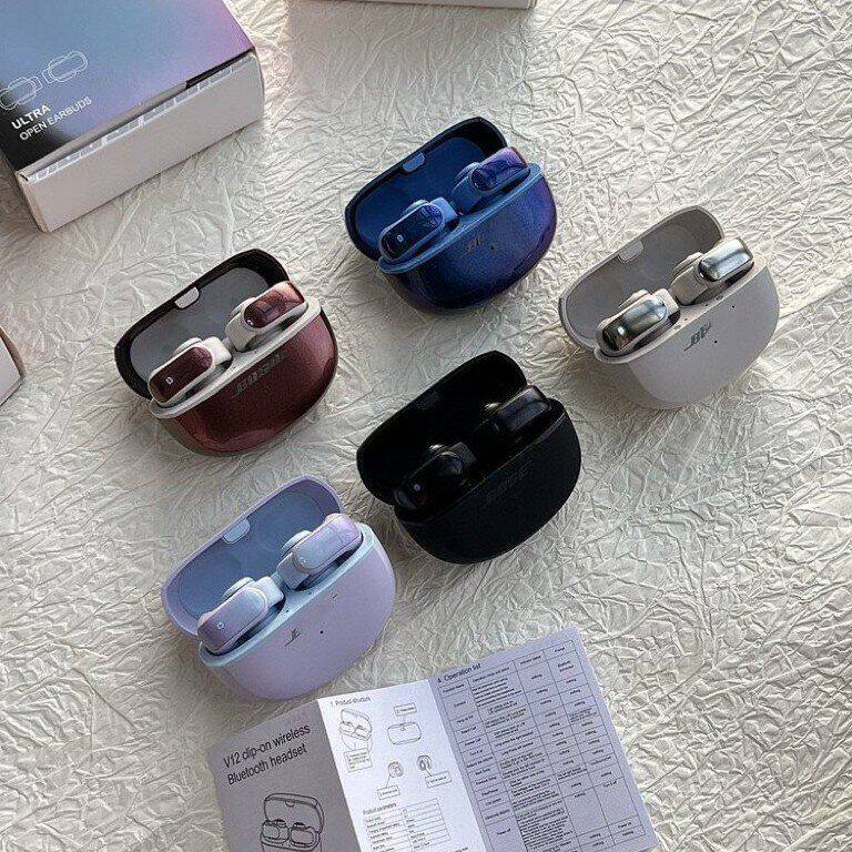 大牌平替V12无线蓝牙耳机UItra开放式不入耳长续航高音质耳夹