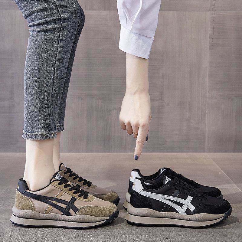 香港黑色阿甘鞋女ins潮2025秋季新款百搭加绒平底软底轻便休闲运,女鞋,时尚休闲鞋,淘宝优惠券,粉丝福利购,淘宝优惠卷