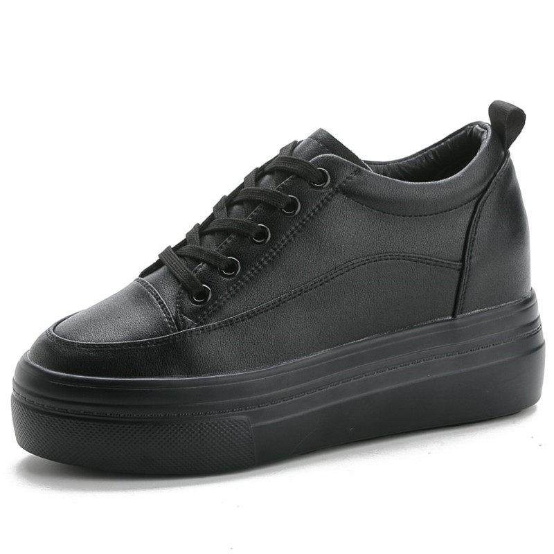 韩国专柜2025春夏季新款运动鞋韩版百搭显瘦小个子真皮内增高女鞋,女鞋,深口单鞋,淘宝优惠券,粉丝福利购,淘宝优惠卷