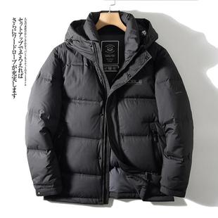 MAROLIO~出口挪威！800+蓬松度保暖羽绒服男秋冬季厚实压胶鸭绒服