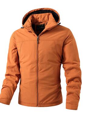 Mostarsea~冲锋衣加绒加厚保暖外套男款纯色外衣秋冬防风防水夹克