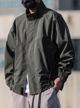 it neith BIAS潮牌立领夹克男防水防风美式飞行员工装冲锋衣外套