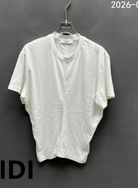 欧洲站2026春季新款PH23极简风短袖T恤女宽松圆领百搭上衣5328