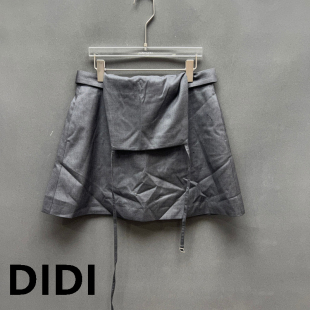 新款 女款 时尚 女系带休闲裤 68329 百搭宽松高腰短裤 欧洲站2026春季