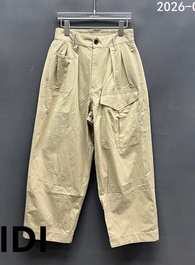 欧洲站2026春季新款PH23松紧腰宽松长裤女时尚显瘦百搭休闲裤4830