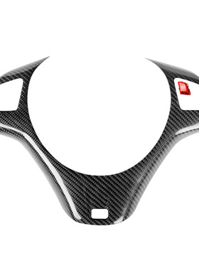 适用宝马BMW M3 E90 E92 E93方向盘贴碳纤维汽车改装饰框盖罩配件