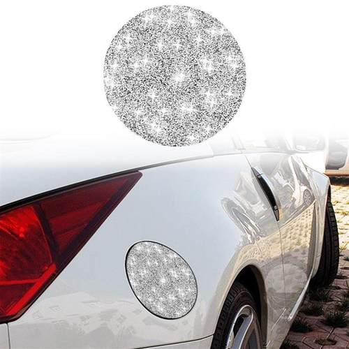 适用于尼桑350Z 油箱盖镶钻 油箱盖钻石贴改装装饰汽车内饰