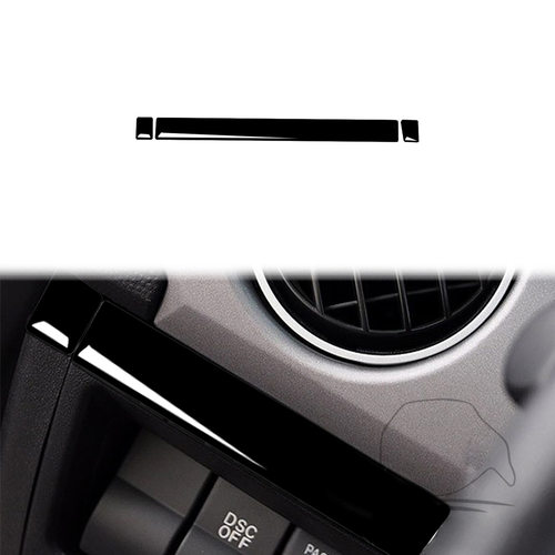 适用于2009-2015马自达MX5NC驾驶位仪表装饰条钢琴黑汽车内饰改装