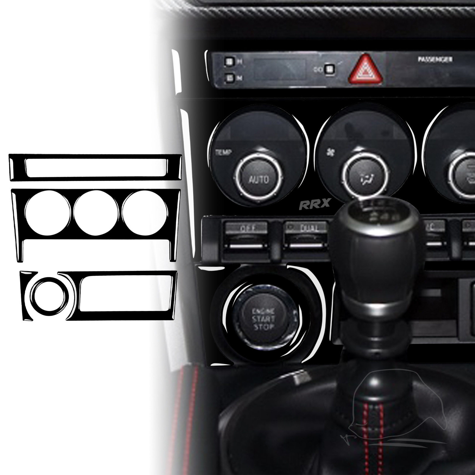 适用于17-19斯巴鲁BRZ丰田86控制面板套装钢琴黑亮黑汽车内饰改装,自行车/骑行装备/零配件,更多零件/配件,淘宝优惠券,粉丝福利购,淘宝优惠卷