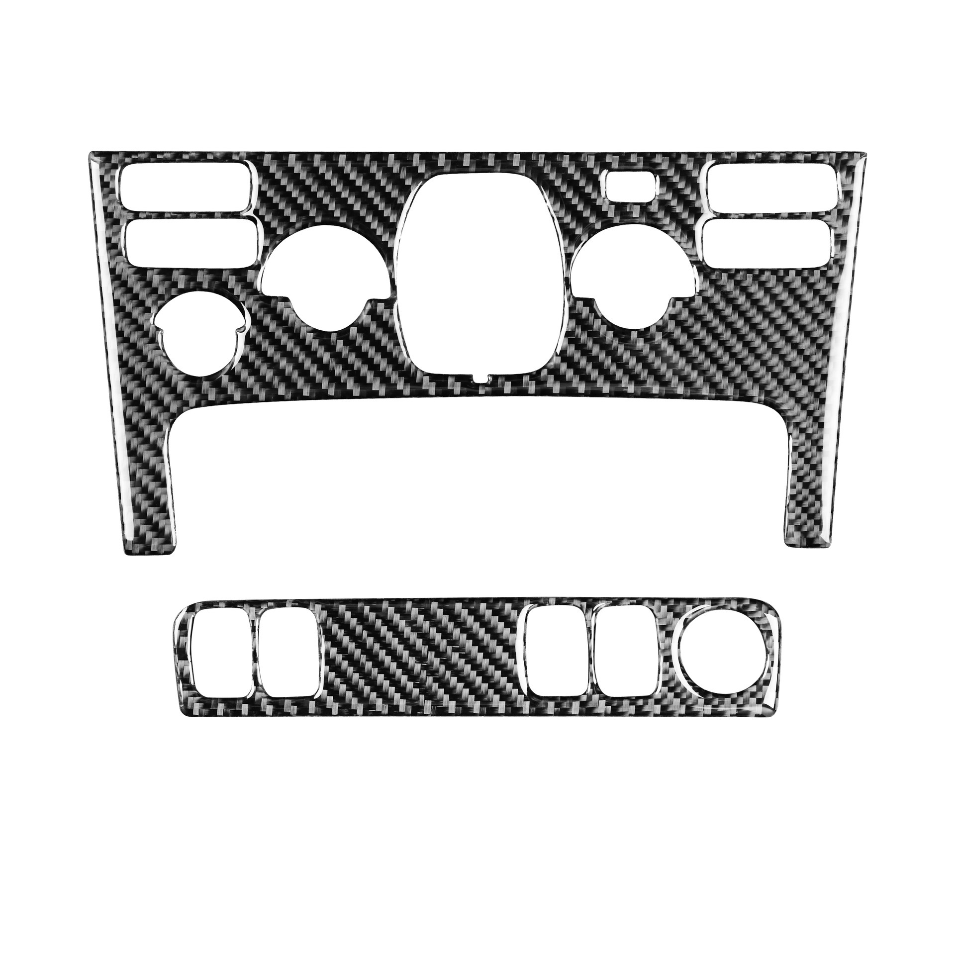 适用于2003-2014沃尔沃XC90空调按键面板碳纤维汽车内饰改装配件