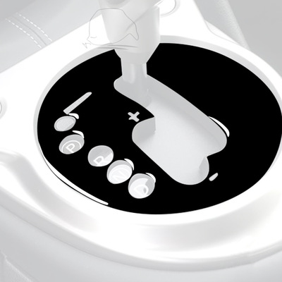 适用于日产NISSAN尼桑370z档位面板内框钢琴黑汽车内饰改装配件