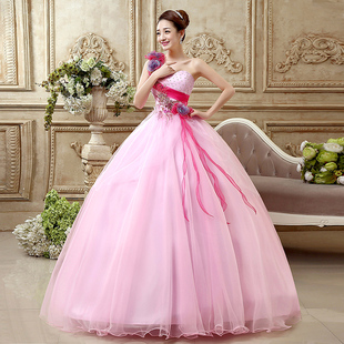 晚礼服蓬蓬裙女主持长款演出服声乐艺考学生美声独唱舞台年会礼服