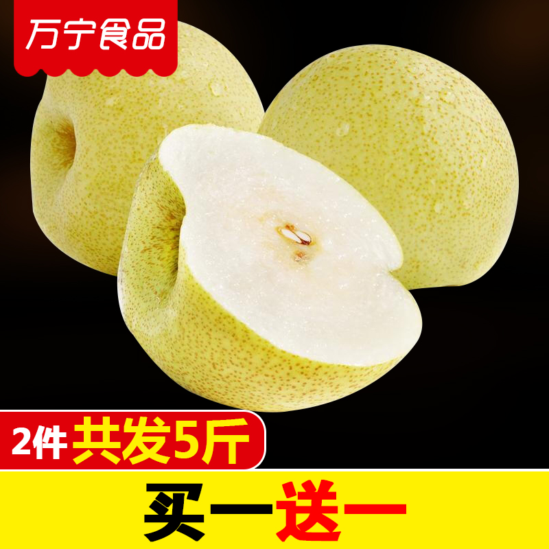 砀山酥梨5斤整箱包邮现摘梨子当季新鲜水果砀山梨雪梨皇冠梨