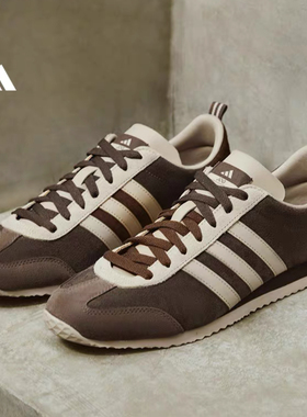 adidas VS JOG 2.0 薄底 织物德训鞋 休闲鞋 海盐薄荷JP5760