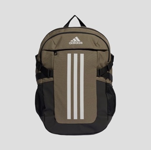 Adidas/阿迪达斯 POWER 休闲运动大容量涤纶双肩包卡其色HR9794
