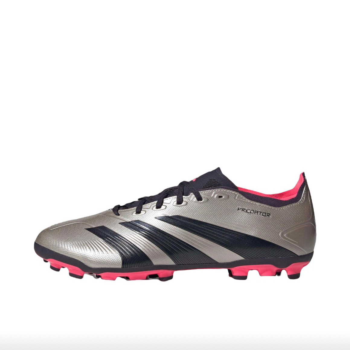 adidas Predator League 2G/3G AG舒适轻便足球鞋灰黑红IF6313