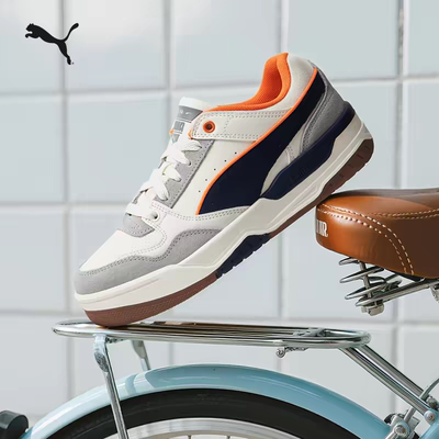 W仓复古运动增高厚底鞋男女PUMA冬季新款休闲板鞋REBOUND 400214