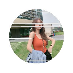 春夏新款交叉美背螺纹棉后背镂空交叉露背吊带内衣带胸垫背心女潮