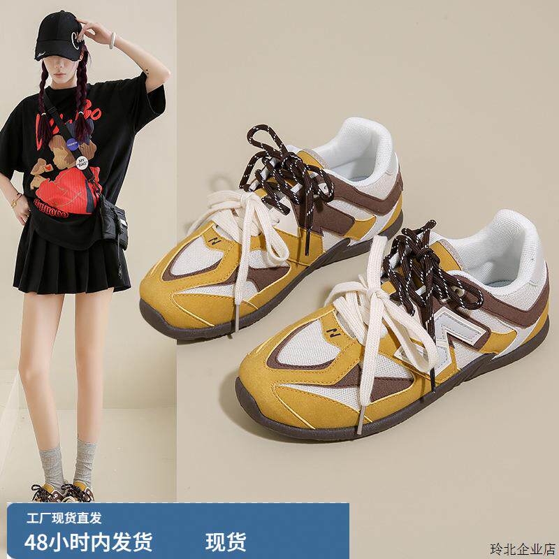 韩版ins韩版新款德训鞋女20德训鞋