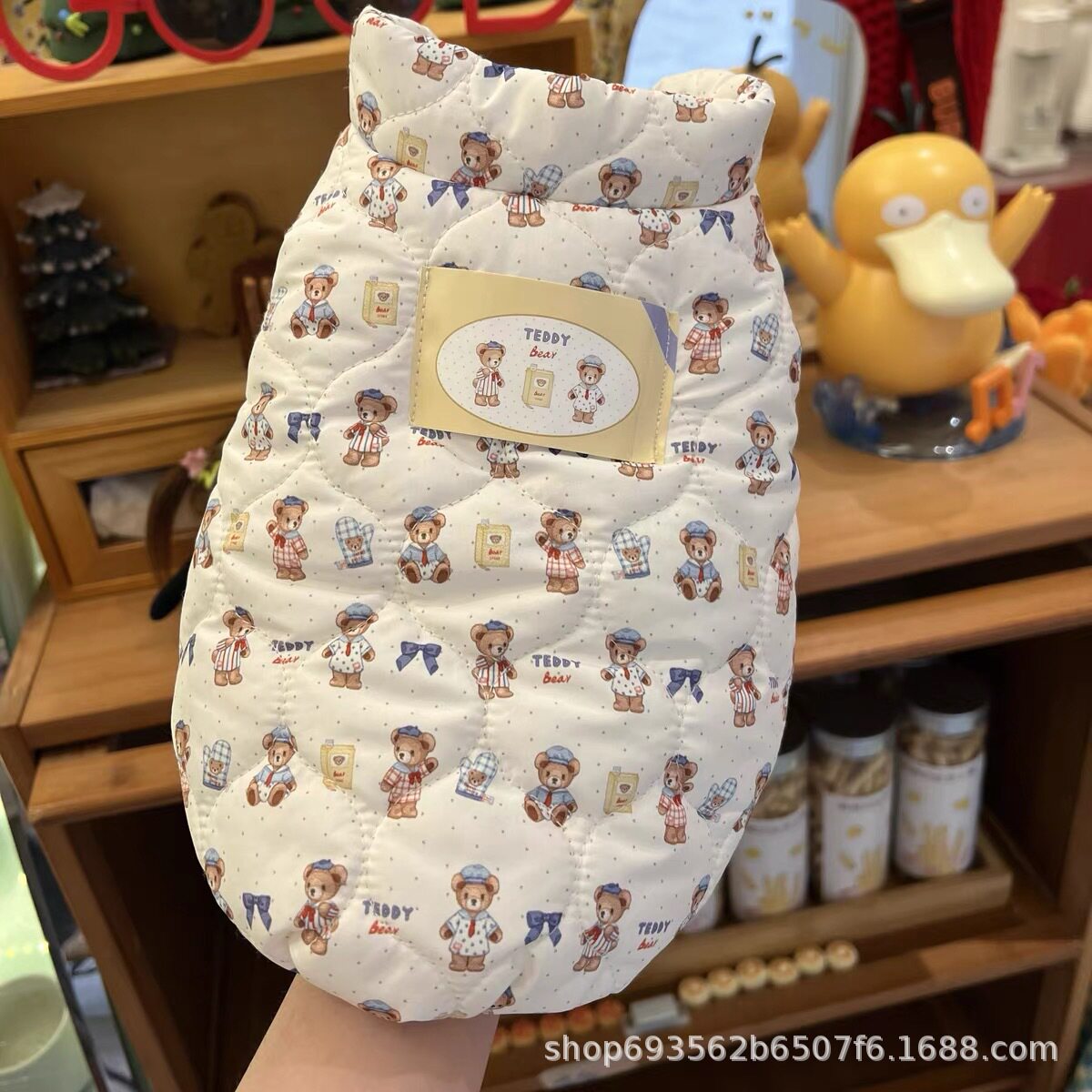 韩版秋冬狗狗保暖棉服宠物马甲外套可爱雪纳瑞泰迪比熊猫咪背心