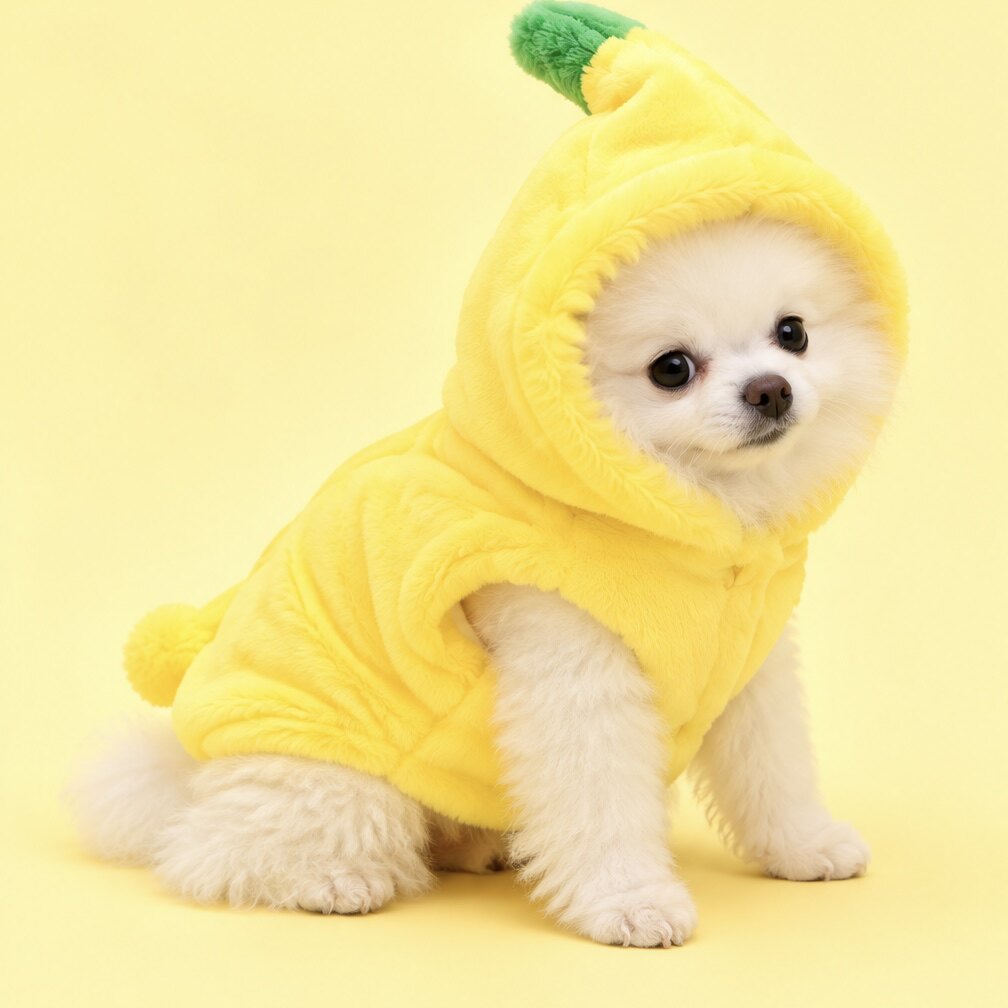 狗狗秋季衣服搞怪香蕉变身装保暖冬装可爱猫咪衣服宠物服装批发