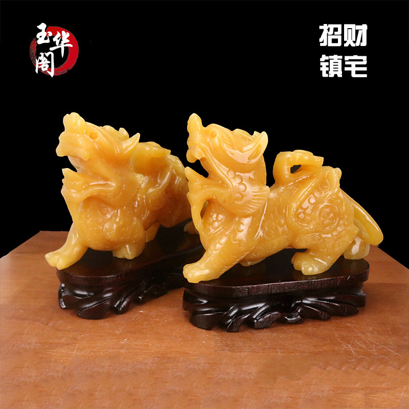 玉石聚财镇宅中式风貔貅摆件
