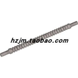 华志积木 27328 黑色 柔性带肋软管 8mm端10L 螺纹软轴 软管 国产