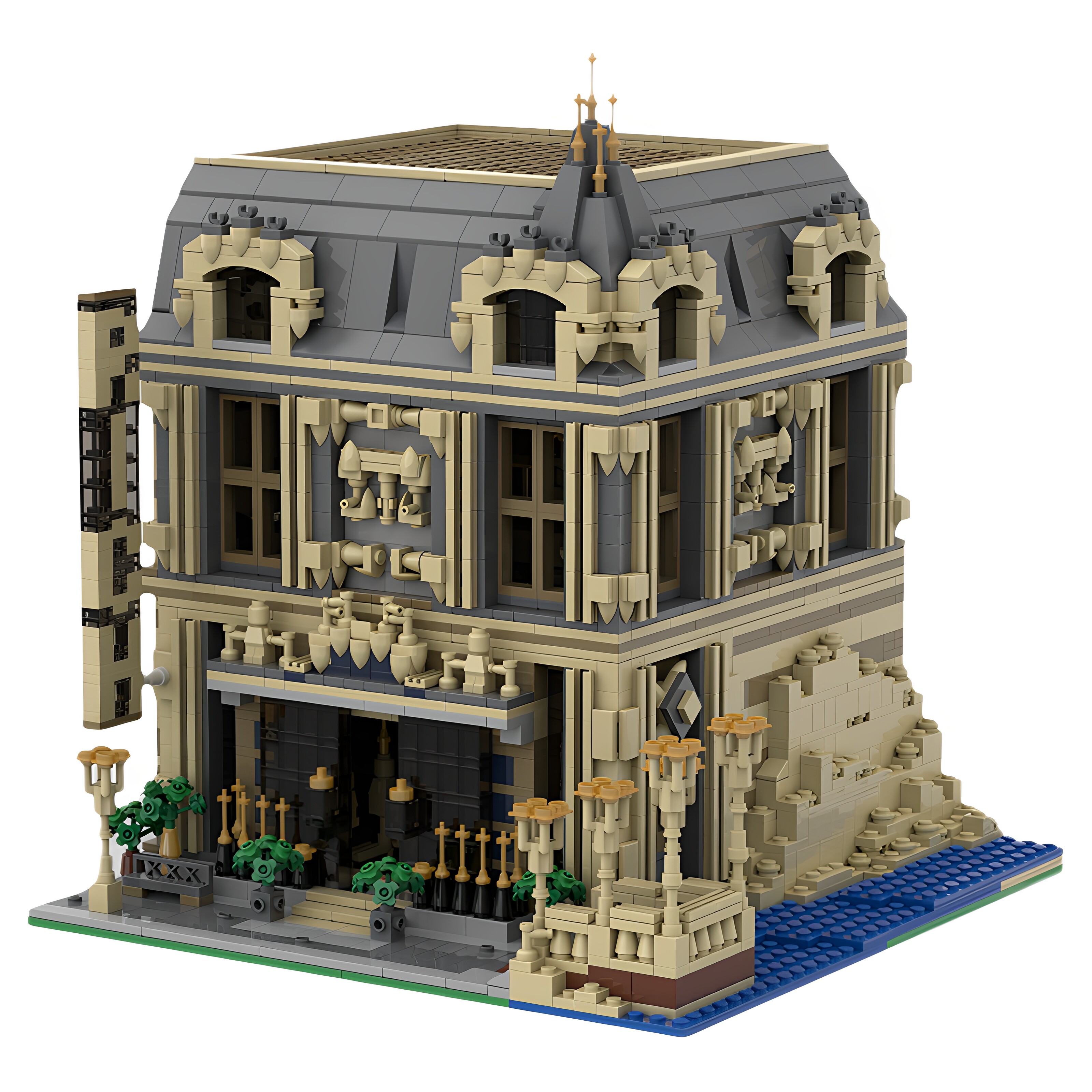 现货小颗粒MOC-14123休息室积木