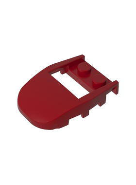 积木50948 4x3楔形弧面带开孔零件配件MOC定制DIY礼品玩具科教