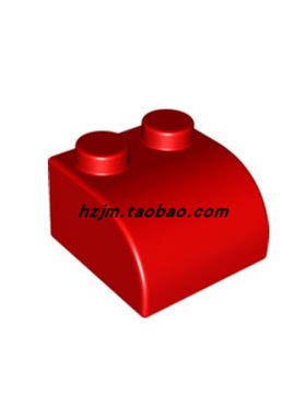 华志积木 71727 MOC国产小颗粒积木玩具配件 2x2带弧形顶部 50854