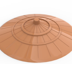 华志积木 93059 国产积木 零配件 人仔草帽斗笠帽子 24458