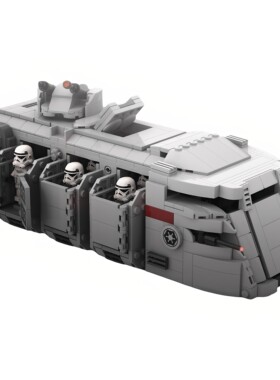 现货小颗粒MOC-83922汽车星球大战帝国军队运输机积木玩具模型
