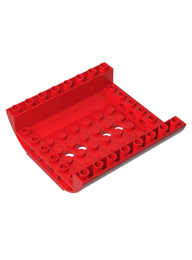 积木54091 8x8x2飞机船仓弧形件 上零件配件MOC定制DIY礼品玩具科