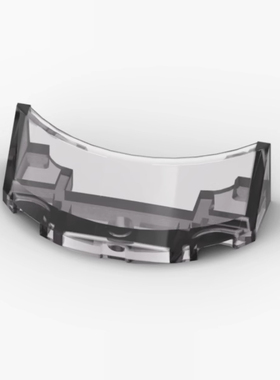 国产科技教育积木零件兼容81911 2x4半圆弧形挡风玻璃汽车MOC配件