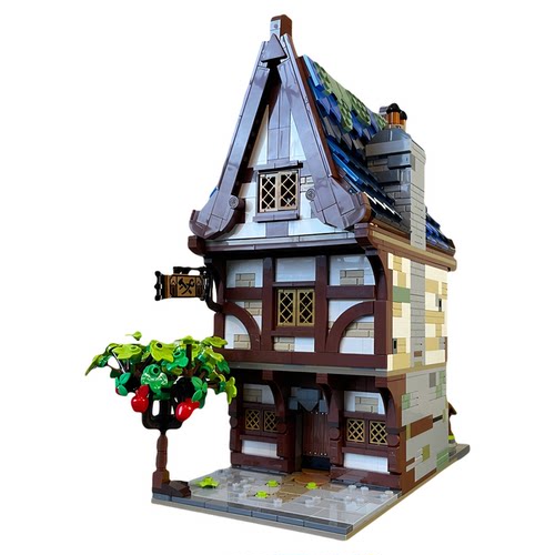 MOC-176311中世纪铁匠铺积木