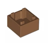 华志积木 2821 35700 59121 2*2*1箱子 宝箱 拼装玩具MOC零件DIY